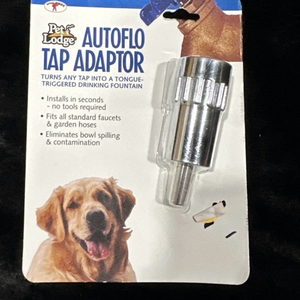 Silver Autoflo Tap Adaptor for Dogs